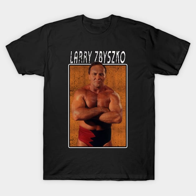 Vintage Wwe Larry Zbyszko T-Shirt by The Gandol